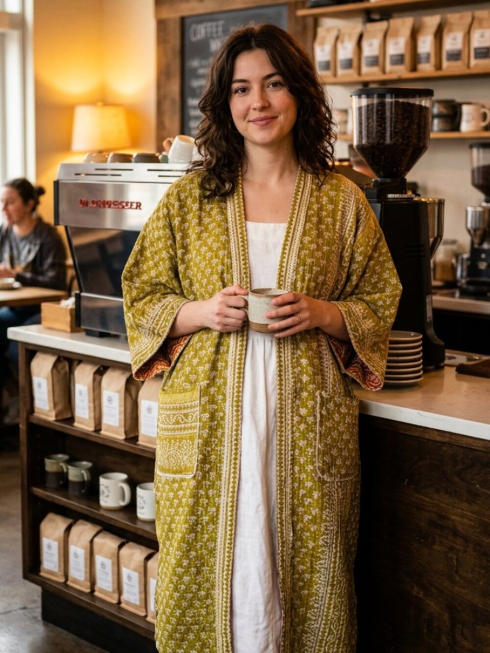 Reversible Kimono Robe - Picture 1 of 5